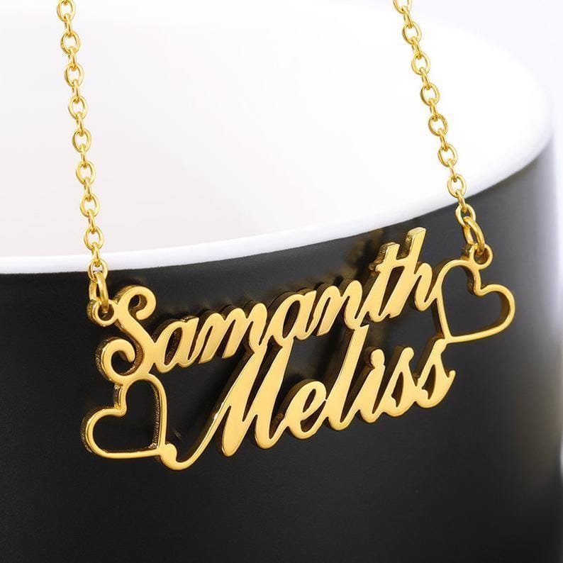 Unique Couple Name Chain No.1 Personalized Couple Gift